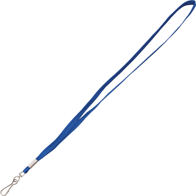 ADVANTUS CORP. 97129 Advantus Metal Clasp Lanyard - 36in Length - Blue - Woven, Metal - 100 / Box ADVANTUS CORP. 97129 Advantus Metal Clasp Lanyard - 36in Length - Blue - Woven, Metal - 100 / Box