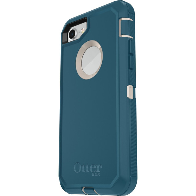 OTTER PRODUCTS LLC 77-56606 OtterBox Defender Carrying Case (Holster) Apple iPhone 8, iPhone 7 Smartphone - Big Sur - Polycarbonate Holster, Synthetic Rubber Cover - Belt Clip