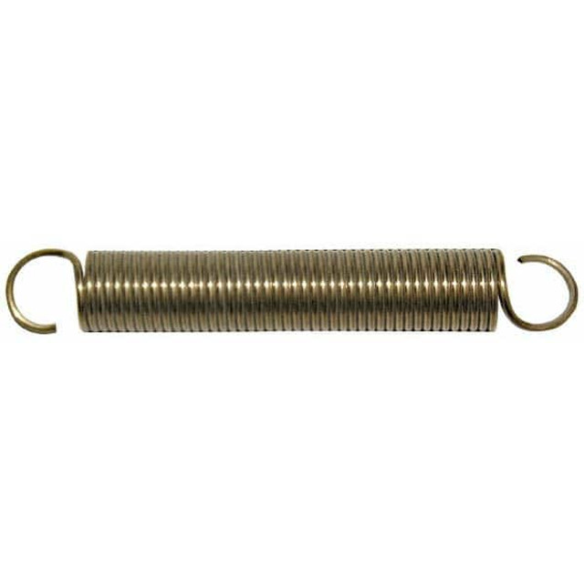 Gardner Spring 37076GS Extension Spring: 5/8" OD, 9.13 lb Max Load, 6.49" Extended Length, 0.055" Wire Dia