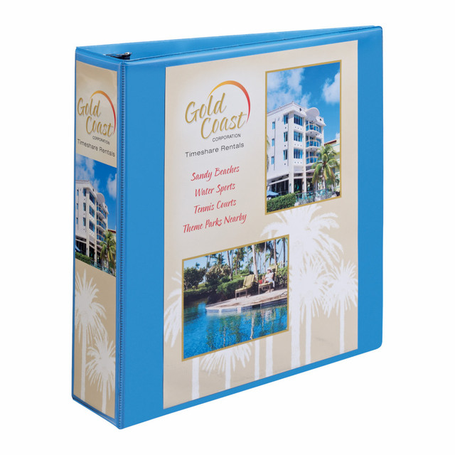 AVERY PRODUCTS CORPORATION 5501 Avery Nonstick Heavy-Duty View 3-Ring Binder With EZ-Turn Rings, 2in D-Rings, 51% Recycled, Light Blue AVERY PRODUCTS CORPORATION 5501 Avery Nonstick Heavy-Duty View 3-Ring Binder With EZ-Turn Rings, 2in D-Rings, 51% Recycled, Light Blue