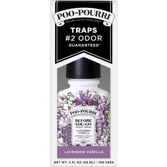 SCENTSIBLE, LLC Poo-Pourri SET-2OZ-LV-V1  Before You Go Toilet Spray, 2 Oz, Lavender/Vanilla/Citrus, Pack Of 12 Bottles