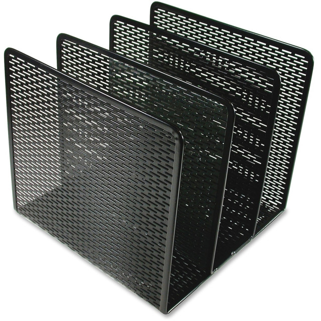 ARTISTIC OFFICE PRODUCTS ART20009 Artistic Urban Collection Punched Metal File Sorter - 3 Compartment(s) - Compartment Size : 3in - 7.25in Height x 8in Width x 8in Depth - Desktop - Heavy Duty, Scratch Resistant, Rounded Corner, Durable - Black - Ste ARTISTIC OFFICE PRODUCTS ART20009 Artistic Urban Collection Punched Metal File Sorter - 3 Compartment(s) - Compartment Size : 3in - 7.25in Height x 8in Width x 8in Depth - Desktop - Heavy Duty, Scratch Resistant, Rounded Corner, Durable - Black - Ste