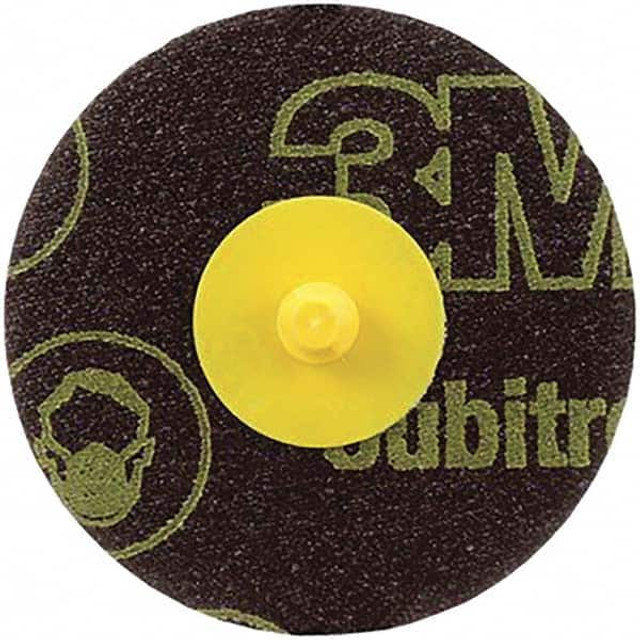 3M 7000000555 Quick-Change Disc: Roloc TR, 3" Disc Dia, 80 Grit, Ceramic, Coated