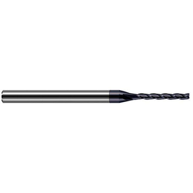 Harvey Tool 33610-C3 Square End Mill: 0.01" Dia, 5/64" LOC, 3 Flutes, Solid Carbide