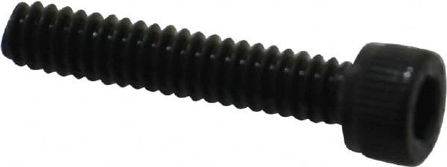 Unbrako 112557 Socket Cap Screw: #10-24, 1" Length Under Head, Socket Cap Head, Hex Socket Drive, Alloy Steel, Black Oxide Finish