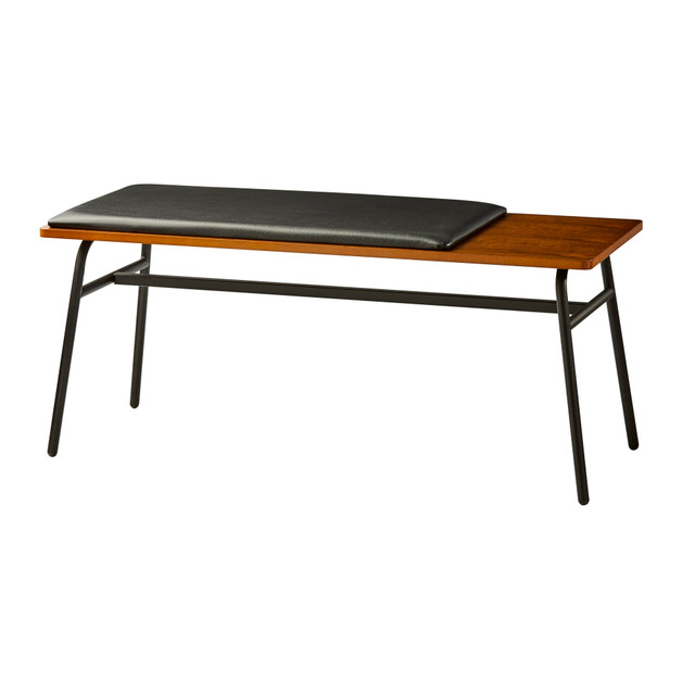 ADESSO INC WK2079-15 Adesso Carter Bench, Walnut/Black