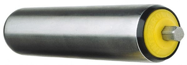 Interroll 1465P09Y69-1888 19 Inch Wide x 2-1/2 Inch Diameter Galvanized Steel Roller