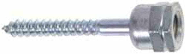 ITW Buildex 560184 1/2" Zinc-Plated Steel Vertical (End Drilled) Mount Threaded Rod Anchor