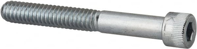 MSC 25C200KCS/A Socket Cap Screw: 1/4-20, 2" Length Under Head, Socket Cap Head, Hex Socket Drive, Alloy Steel, Zinc-Plated