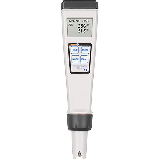 PCE Instruments PCE-ORP 3 Redox Meters; Minimum Redox Potential Absolute Measurement: -1100 mV ; Maximum Redox Potential Absolute Measurement: +1100 mV ; Minimum Temperature: 14 ; Maximum Temperature: 212 ; Temperature Accuracy: 0.5 ; Calibration: -9