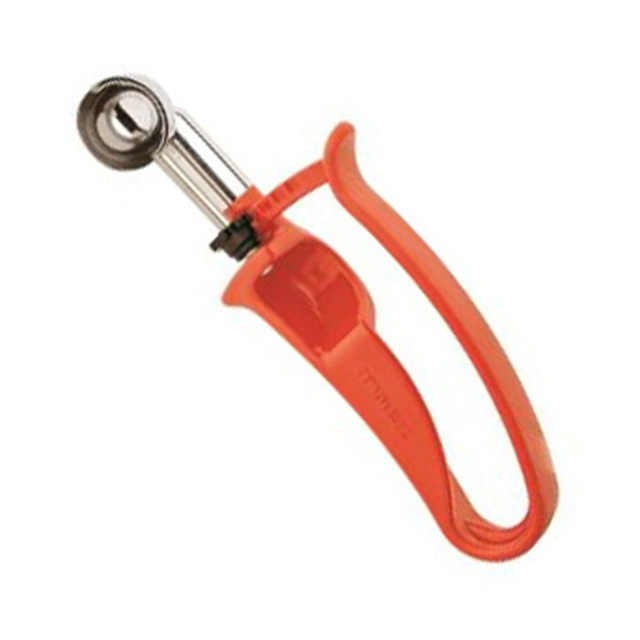 GREENFIELD WORLD TRADE INC. 2100 Zeroll #100 Stainless-Steel Disher, 0.32 Oz, Silver/Orange GREENFIELD WORLD TRADE INC. 2100 Zeroll #100 Stainless-Steel Disher, 0.32 Oz, Silver/Orange