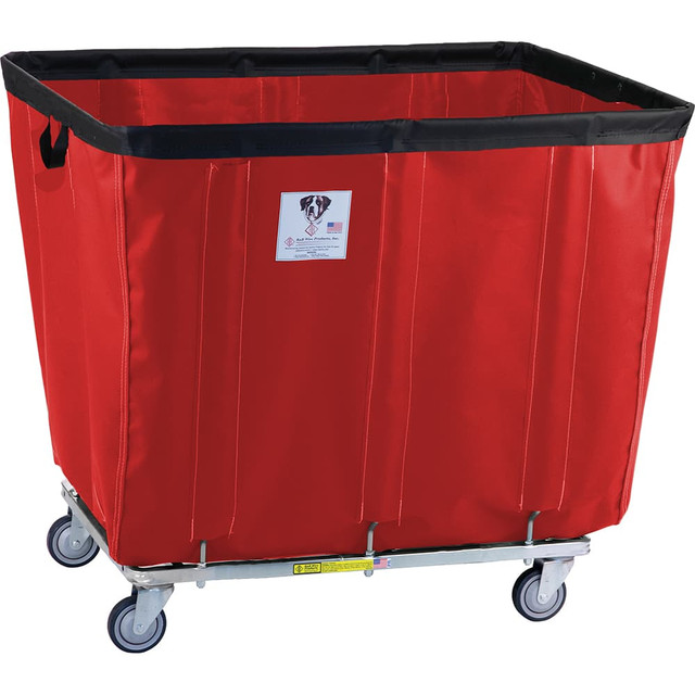 R&B Wire Products 406SOC/RD Mobile Hopper: 600 lb Capacity
