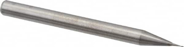 M.A. Ford. 12100800 Square End Mill: 0.008'' Dia, 0.024'' LOC, 1/8'' Shank Dia, 1-1/2'' OAL, 2 Flutes, Solid Carbide