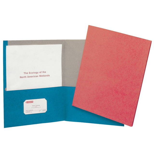 TOPS BRANDS 78502 Earthwise by Oxford Twin-Pocket Folder, 95% Recycled, Blue, Box Of 25 TOPS BRANDS 78502 Earthwise by Oxford Twin-Pocket Folder, 95% Recycled, Blue, Box Of 25