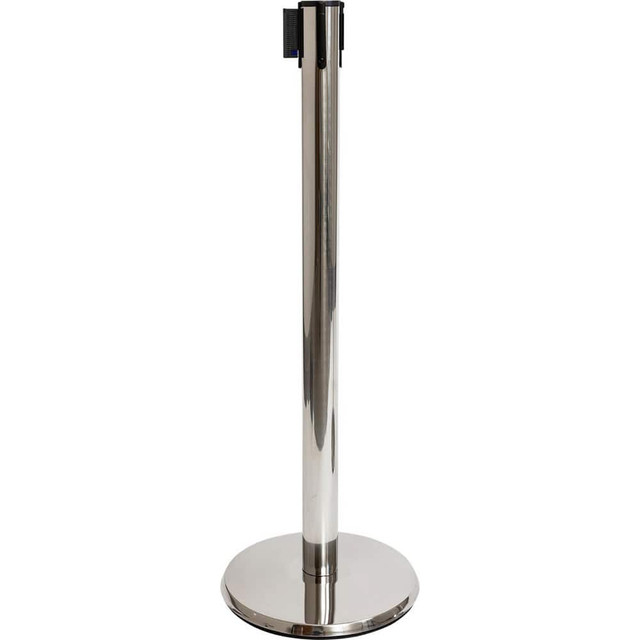 Xpress PRO PROPSB10 Free Standing Barrier Post: 40" High, 2-1/2" Dia, Steel Post