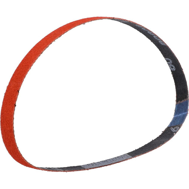 Norton 69957398022 Abrasive Belt: 1/2" Wide, 18" Long, 60 Grit, Ceramic