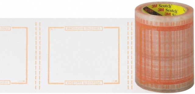 3M 7000123379 Packing Slip Tape Roll: Document Enclosed, 500 Pc