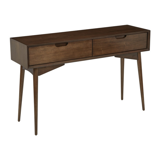 OFFICE STAR PRODUCTS Office Star CPH07-WA  Copenhagen Rectangle Console Table, 30-1/4inH x 47-3/4inW x 14inD, Walnut