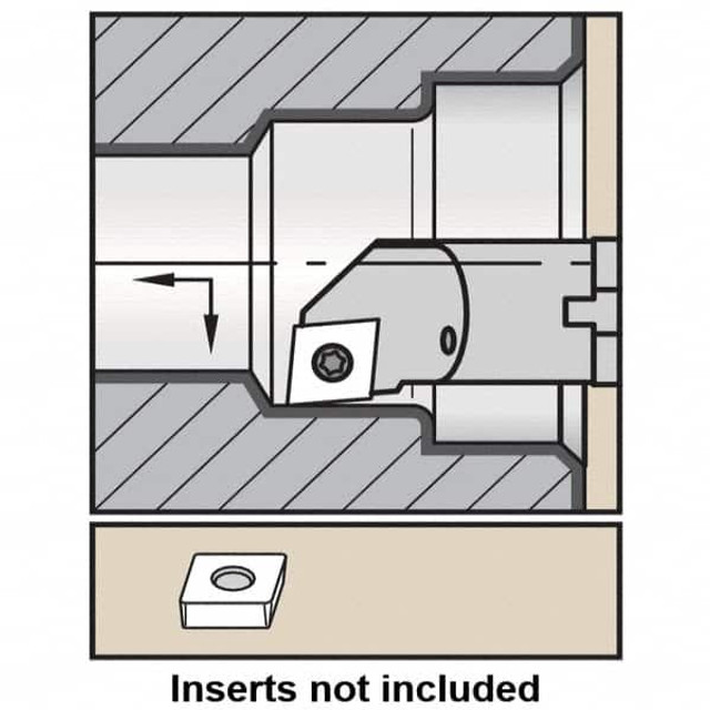Kennametal 1098183 16mm Min Bore, Left Hand A-SCLC Indexable Boring Bar