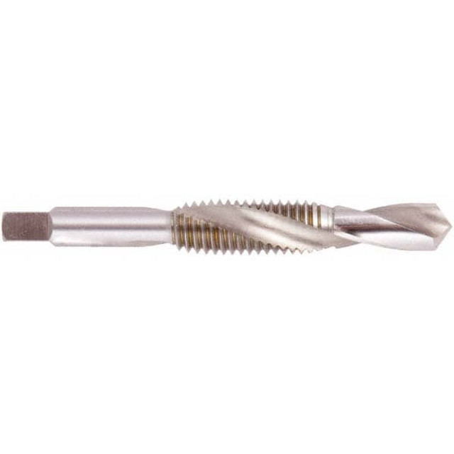 Regal Cutting Tools 007620AS Combination Drill Tap: D4, 6H, 2 Flutes, High Speed Steel