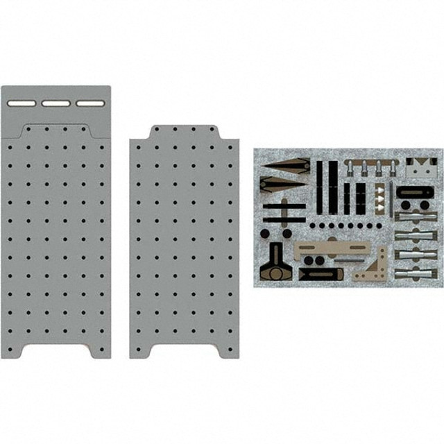 Phillips Precision SYS60_OC6TR03 58 Piece 6 x 12" Magnetically Interlocking CMM Fixture Kit