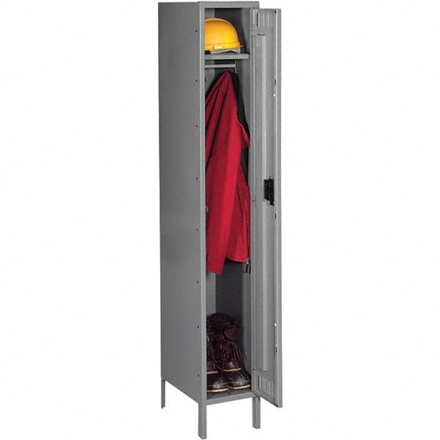 Tennsco STK-121872-1MGY 1-Wide Locker: 17" Deep,