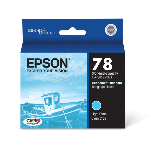 EPSON AMERICA INC. Epson T078520-S  78 Claria Light Cyan Ink Cartridge, T078520