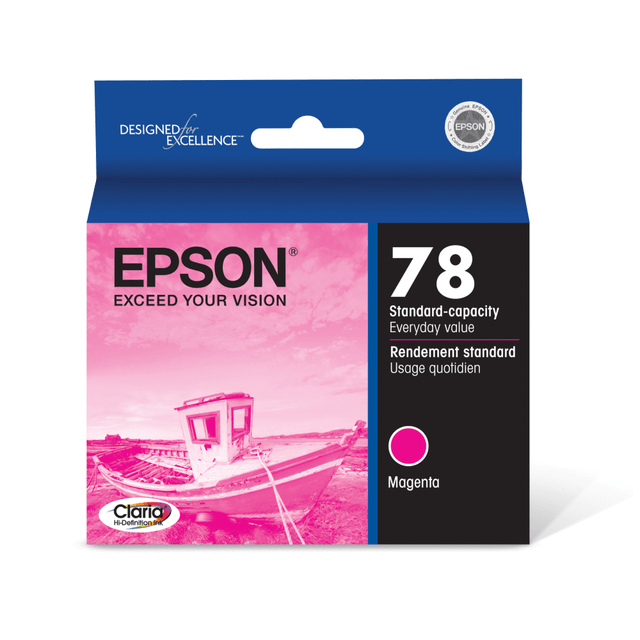 EPSON AMERICA INC. T078320-S Epson 78 Claria Magenta Ink Cartridge, T078320