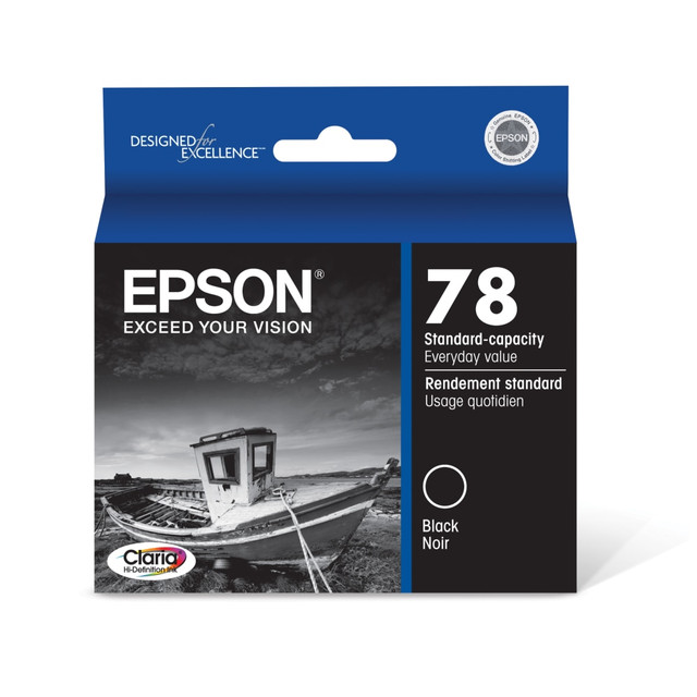 EPSON AMERICA INC. Epson T078120-S  78 Claria Black Ink Cartridge, T078120