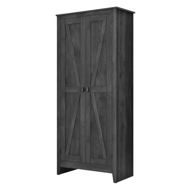 AMERIWOOD INDUSTRIES, INC. 7532196COM Ameriwood Home Farmington 31 1/2in Wide Storage Cabinet, 4 Shelves, Rustic Gray AMERIWOOD INDUSTRIES, INC. 7532196COM Ameriwood Home Farmington 31 1/2in Wide Storage Cabinet, 4 Shelves, Rustic Gray