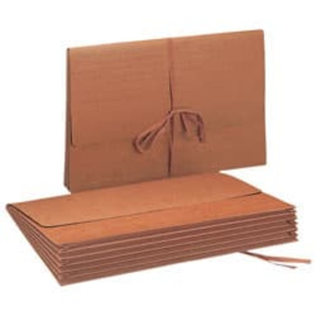 SMEAD MFG CO 71076 Smead Expanding Wallet With Flap, 5 1/4in Expansion, 10in x 15in, 30% Recycled, Redrope SMEAD MFG CO 71076 Smead Expanding Wallet With Flap, 5 1/4in Expansion, 10in x 15in, 30% Recycled, Redrope