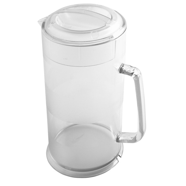 CAMBRO MFG. CO. CAMPC64CW135 Cambro Camwear Pitchers, Covered, 64 Oz, Clear, Pack Of 6 Pitchers