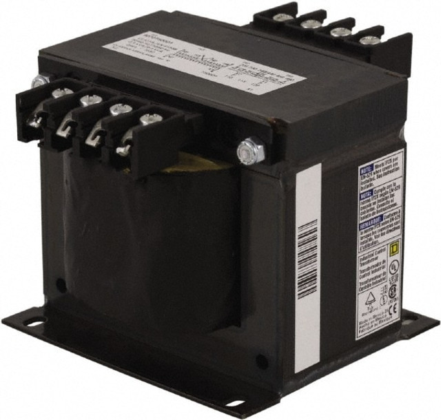 Square D 9070T500D4 1 Phase, 500 VA, Control Transformer