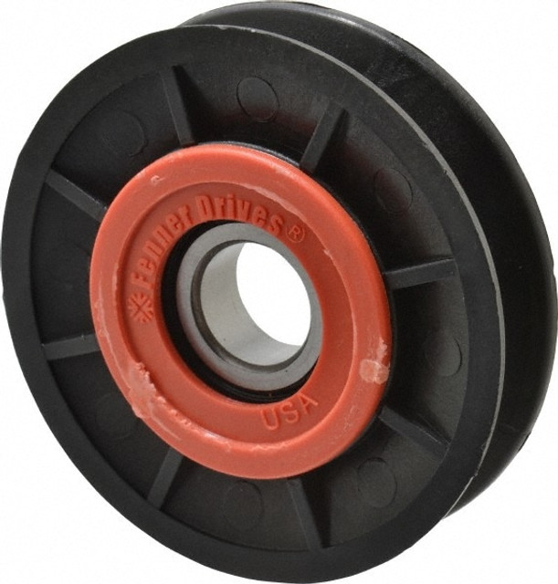 Fenner Drives VA3001 17 Inside x 3" Outside Diam, 1/2" Wide Pulley Slot, Glass Reinforced Nylon Idler Pulley