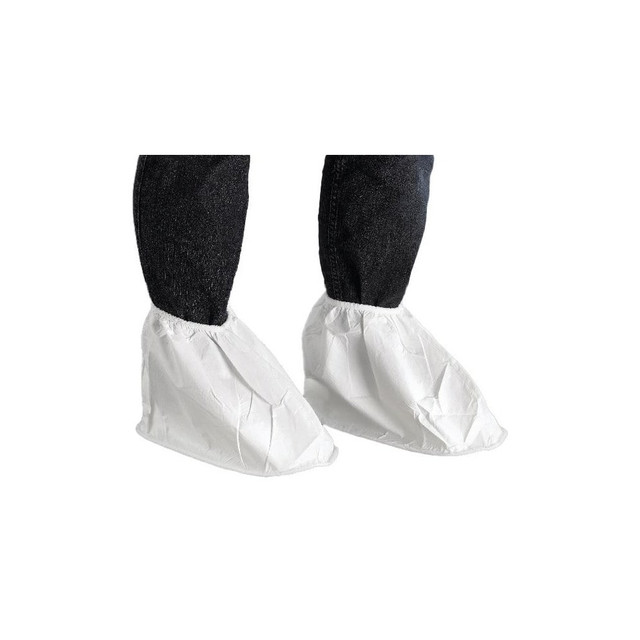 Ansell WH20-B92-417-00 Disposable & Chemical Resistant Shoe & Boot Covers; Cover Type: Boot Cover ; Material: Microporous Polyethylene Laminate Non-Woven ; Footwear Type: Overshoe ; Fits Shoe Size: 8-12 ; Resistance Features: Chemical-Resistant ; Siz