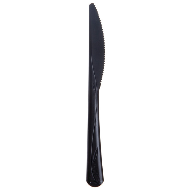 WADDINGTON NORTH AMERICA INC. ESVKNBK500 Eco-Products Vine Cutlery Knives, 7in, Black, Pack Of 500 Knives WADDINGTON NORTH AMERICA INC. ESVKNBK500 Eco-Products Vine Cutlery Knives, 7in, Black, Pack Of 500 Knives