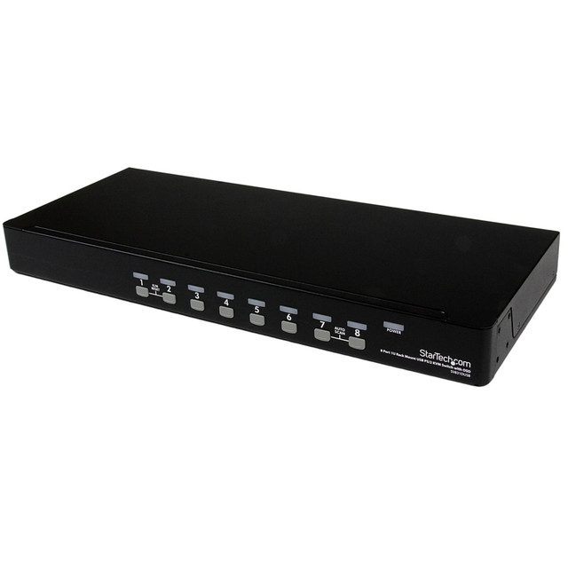 STARTECH.COM SV831DUSB  8 Port 1U Rack mount USB PS/2 KVM Switch with OSD STARTECH.COM SV831DUSB  8 Port 1U Rack mount USB PS/2 KVM Switch with OSD