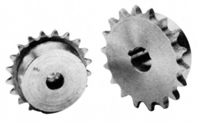 U.S. Tsubaki 60B16F-1F Finished Bore Sprocket: 16 Teeth, 3/4" Pitch, 1-3/8" Bore Dia