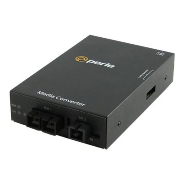 PERLE SYSTEMS Perle 05060374  S-1000MM-S1SC20D - Media converter - GigE - 1000Base-SX, 1000Base-BX-D - SC multi-mode / SC single-mode - up to 12.4 miles - 850 nm / 1490 (TX) / 1310 (RX) nm