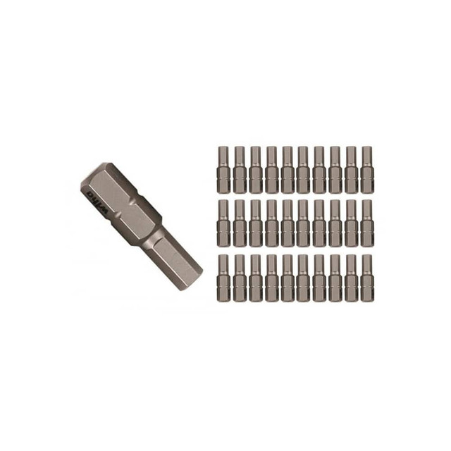 Wiha 72503 Hex Screwdriver Insert Bit: 1/4" Drive, 5/64" Hex