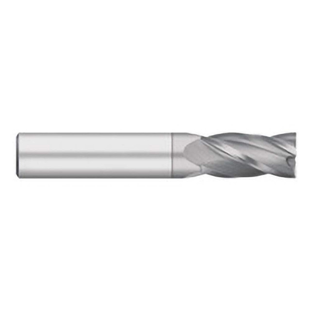 Titan USA TC90512 Square End Mill:  0.1875" Dia, 0.625" LOC, 0.1875" Shank Dia, 2" OAL, 4 Flutes, Solid Carbide