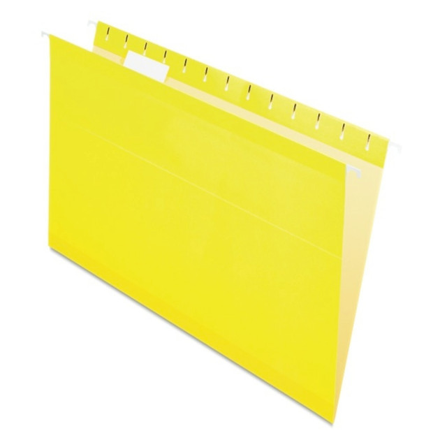 TOPS BRANDS Pendaflex 415315YEL  Premium Reinforced Color Hanging Folders, Legal Size, Yellow, Pack Of 25