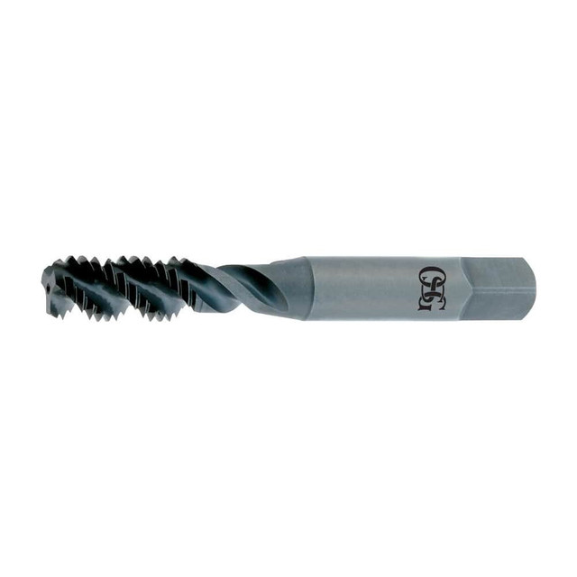 OSG 2988500 Spiral Flute Tap: M10x1.50 Metric Coarse, 3 Flutes, Bottoming, 6H Class of Fit, High Speed Steel, Bright/Uncoated