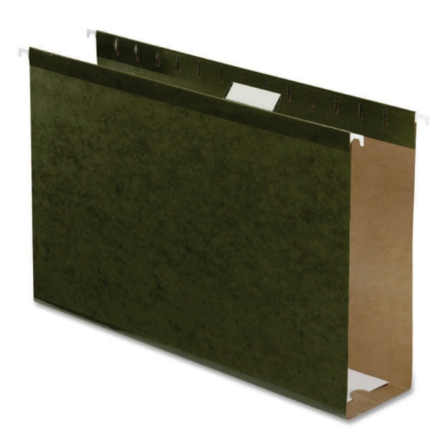 TOPS BRANDS Pendaflex 4153X3  Premium Reinforced Extra-Capacity Hanging File Folders, 3in Expansion, Legal Size, Green, Pack Of 25 Folders