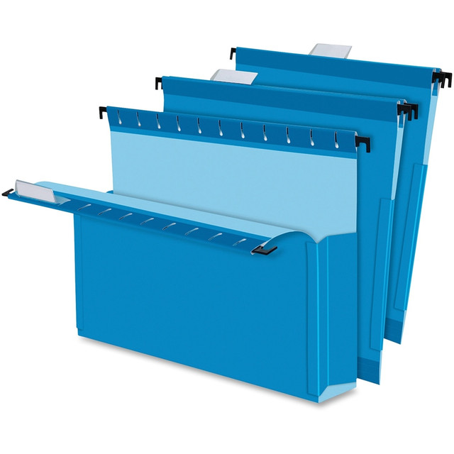 TOPS BRANDS 59302 Pendaflex SureHook Pocket Reinforced Box Files, 2in Expansion, Legal Size, Blue, Pack Of 25 TOPS BRANDS 59302 Pendaflex SureHook Pocket Reinforced Box Files, 2in Expansion, Legal Size, Blue, Pack Of 25