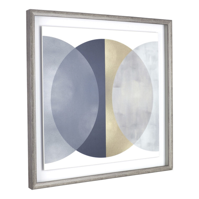 SP RICHARDS Lorell 04475  Circle Design Framed Abstract Art, 29-1/4in x 29-1/4in, Design II