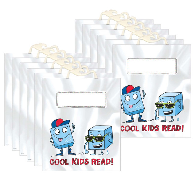 EDUCATORS RESOURCE CTP8539-2 Creative Teaching Press Book Buddy Bags, Cool Kids Read, 12-1/2in x 10-1/2in, 6 Bags Per Pack, Set Of 2 Packs EDUCATORS RESOURCE CTP8539-2 Creative Teaching Press Book Buddy Bags, Cool Kids Read, 12-1/2in x 10-1/2in, 6 Bags Per Pack, Set Of 2 Packs