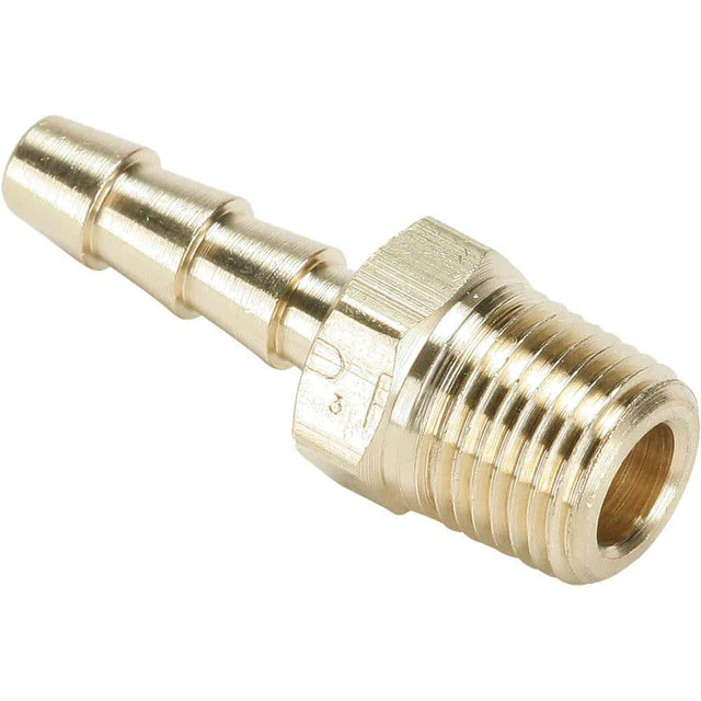 Parker 125HB-2-2 Barbed Hose Fitting: 1/8" x 1/8" ID Hose, Male Connector