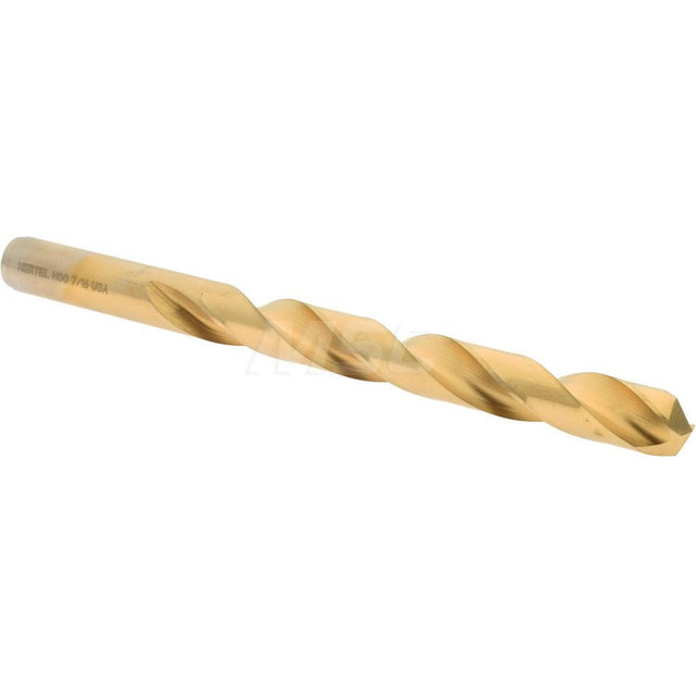 Hertel 04141198 Jobber Drill: 7/16" Dia, 135 deg Point, Cobalt