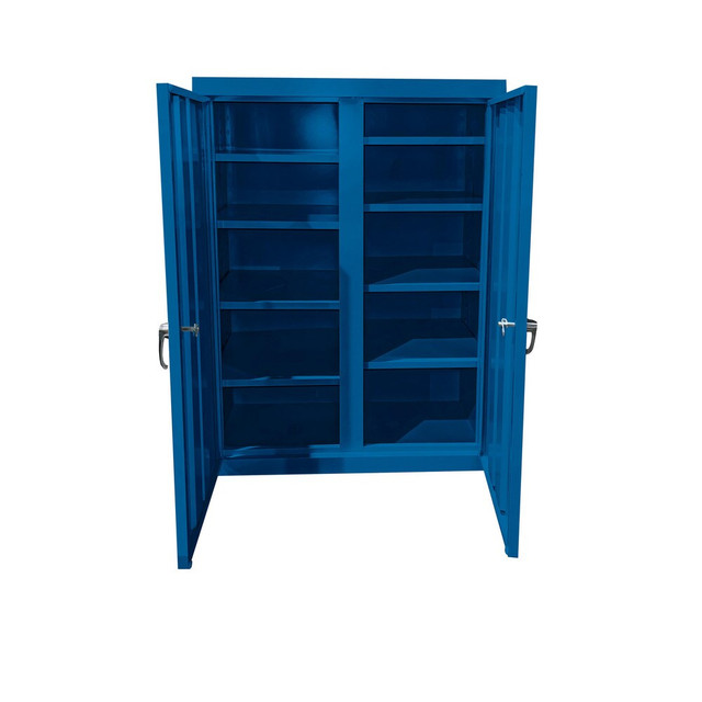 Steel Cabinets USA SVDD-361860WAL Storage Cabinets; Cabinet Type: Lockable Welded Storage Cabinet ; Cabinet Material: Steel ; Locking Mechanism: Keyed ; Assembled: Yes ; Color: Walnut ; Handle Material: Cast Iron